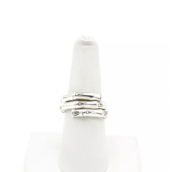 John Hardy Bamboo Sterling Silver Coil Ring